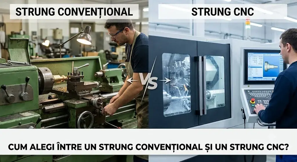 Cum alegi între un strung convențional și un strung CNC?